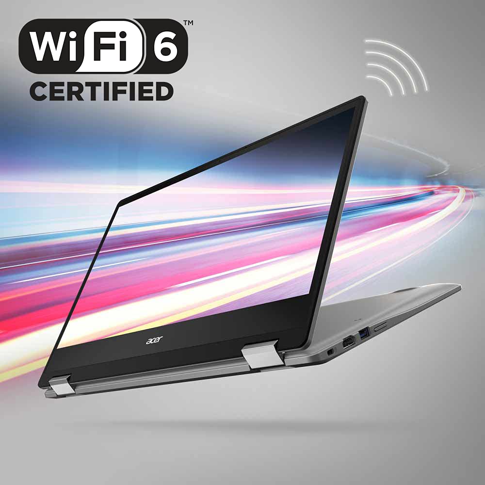 Acer Chromebook Spin 314 Convertible Laptop | Intel Pentium Silver N6000 | 14" HD Corning Gorilla Glass Touch Display | 4GB LPDDR4X | 128GB eMMC | Intel Wi-Fi 6 AX201 | Chrome OS | CP314-1H-P9G7 - Image 6