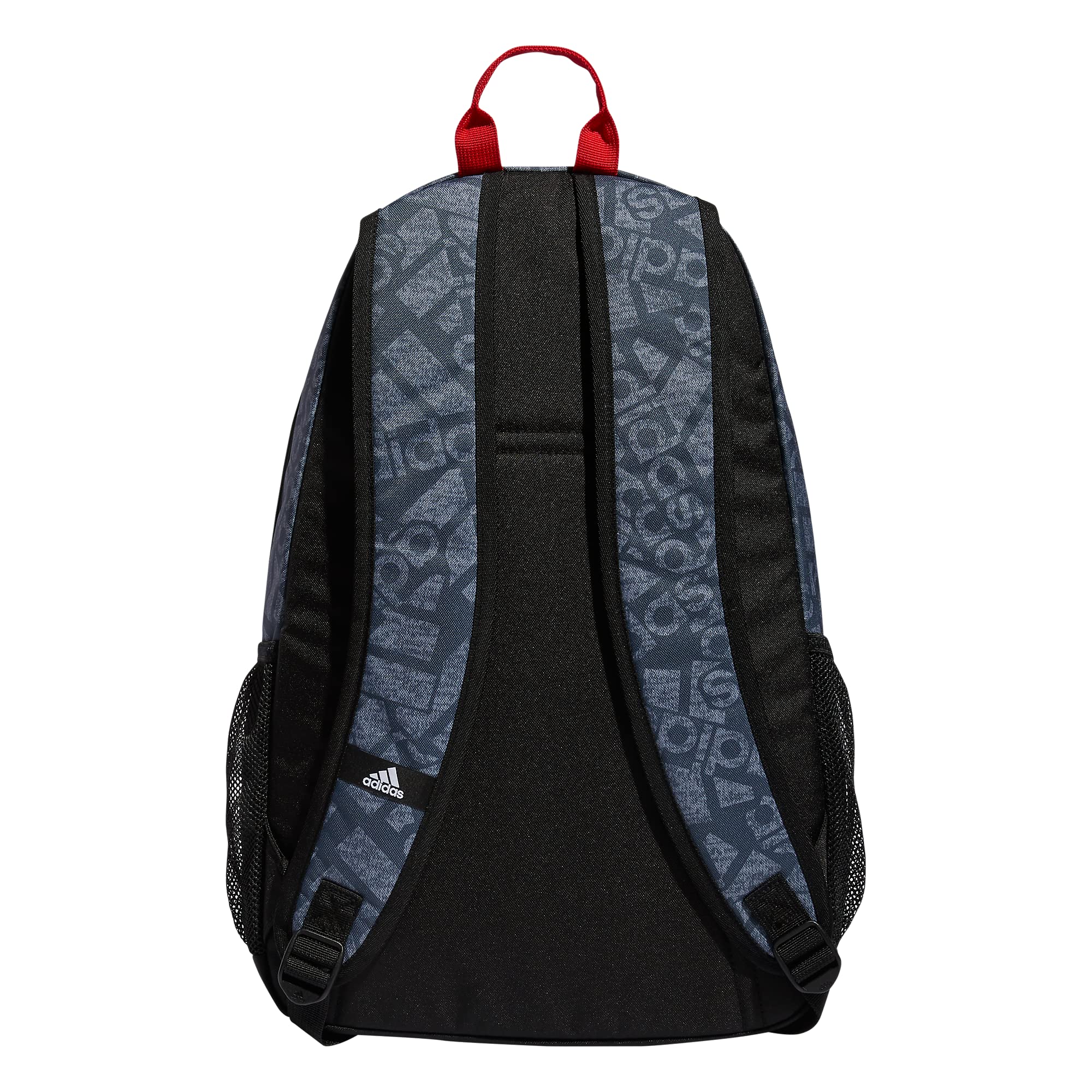 adidas Foundation 6 Backpack, ADI Collage Jersey Onix-Grey/Black/Vivid Red, One Size - Image 4