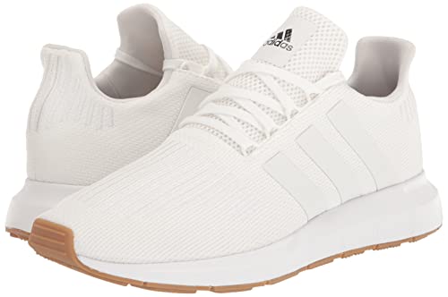 adidas Men's Swift Run Sneaker, White/White/Core Black, 11 - Image 2