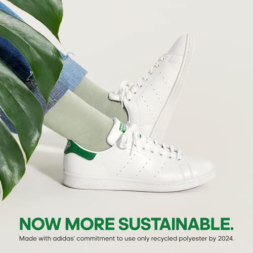 adidas Originals Men's Stan Smith (End Plastic Waste) Sneaker, White/White/Green, 10.5 - Image 2