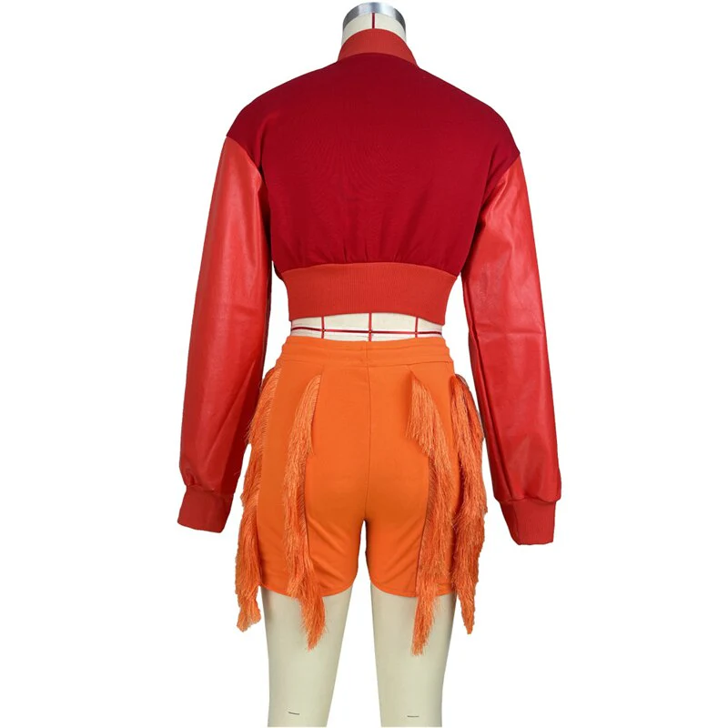 Sexy Embroidery Leather Jackets Womem - Image 11