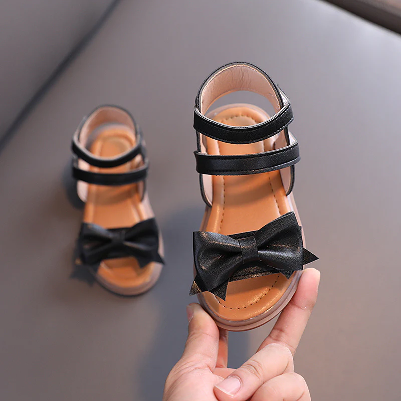 Adorable Bow-Adorned Casual Sandals For Baby Girls, Soft Sole Sandals Perfect For Walking - Image 27