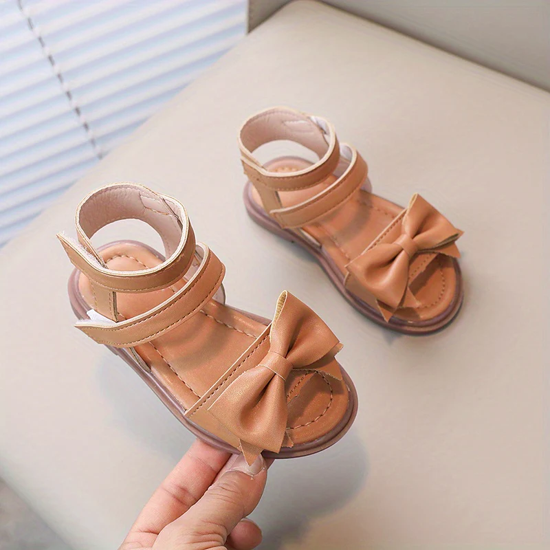 Adorable Bow-Adorned Casual Sandals For Baby Girls, Soft Sole Sandals Perfect For Walking - Image 42