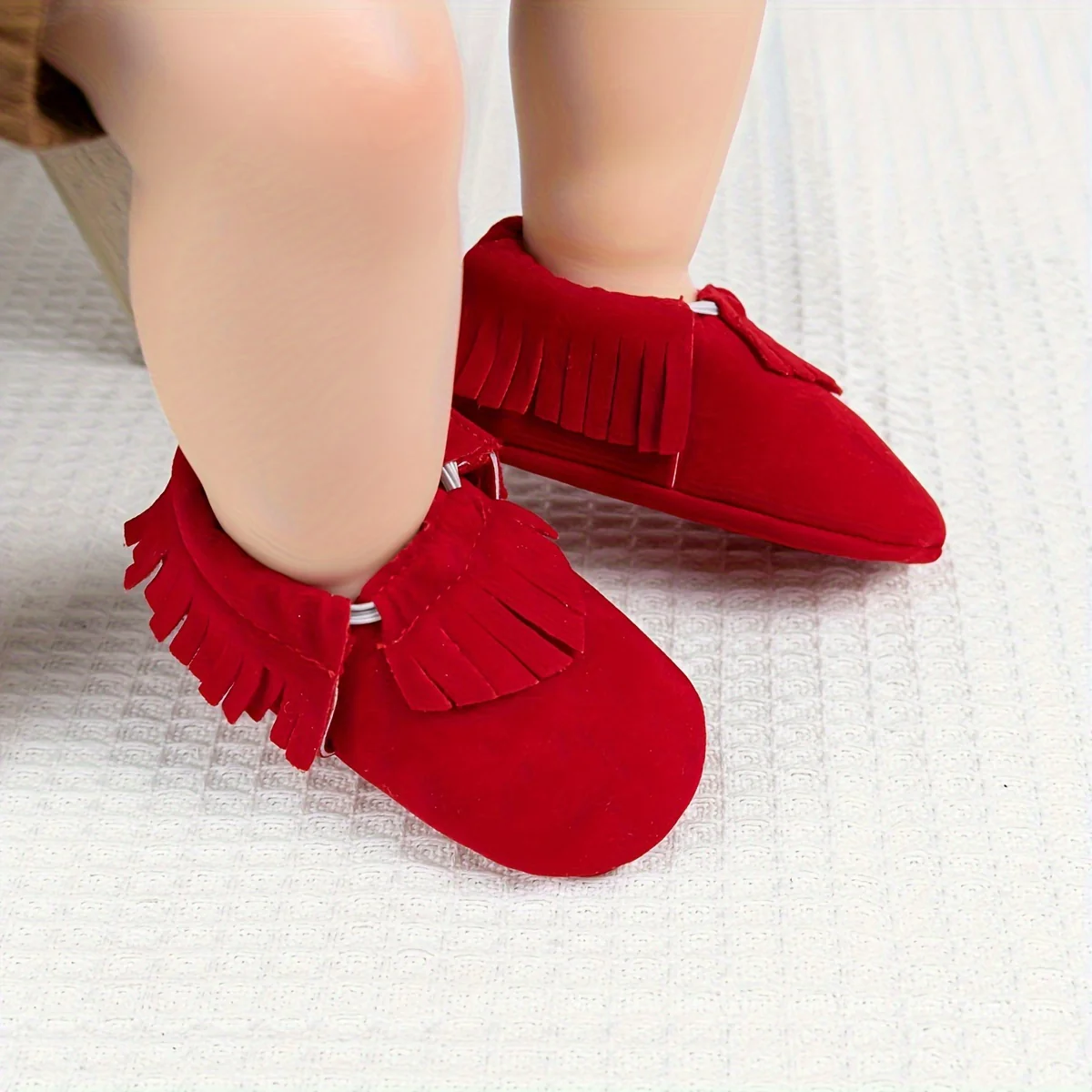 Adorable Tassel Moccasin Shoes for Baby Girls - Soft Sole, Lightweight - Image 5