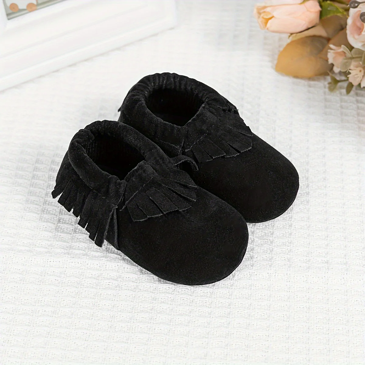 Adorable Tassel Moccasin Shoes for Baby Girls - Soft Sole, Lightweight - Image 7
