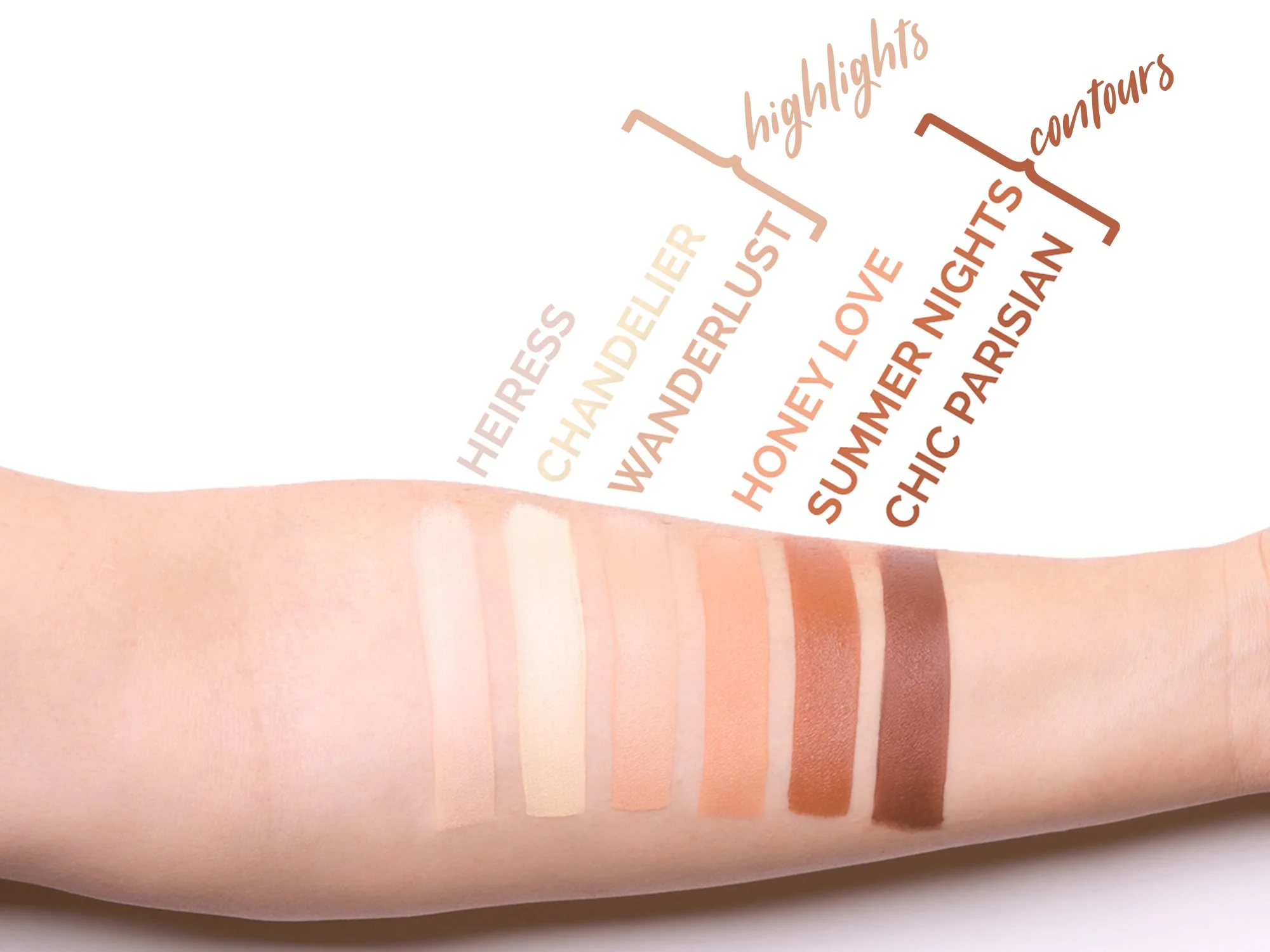Aesthetica Cosmetics Cream Contour and Highlighting Makeup Kit - Contouring Foundation/Concealer Palette - Vegan & Cruelty Free - Step-by-Step Instructions Included - Image 2