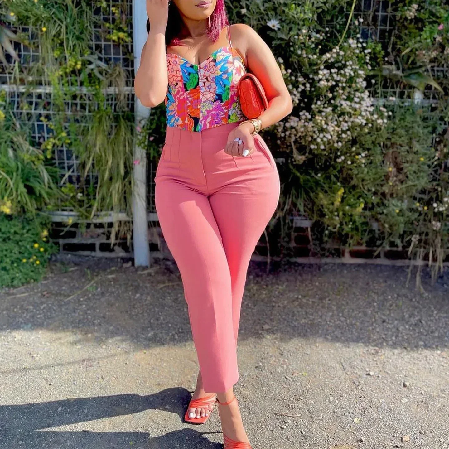 African Clothes for Women Autumn African High Waist Trousers Office Work Lady Long Solid Color Pants Dashiki African Clothing - Image 11