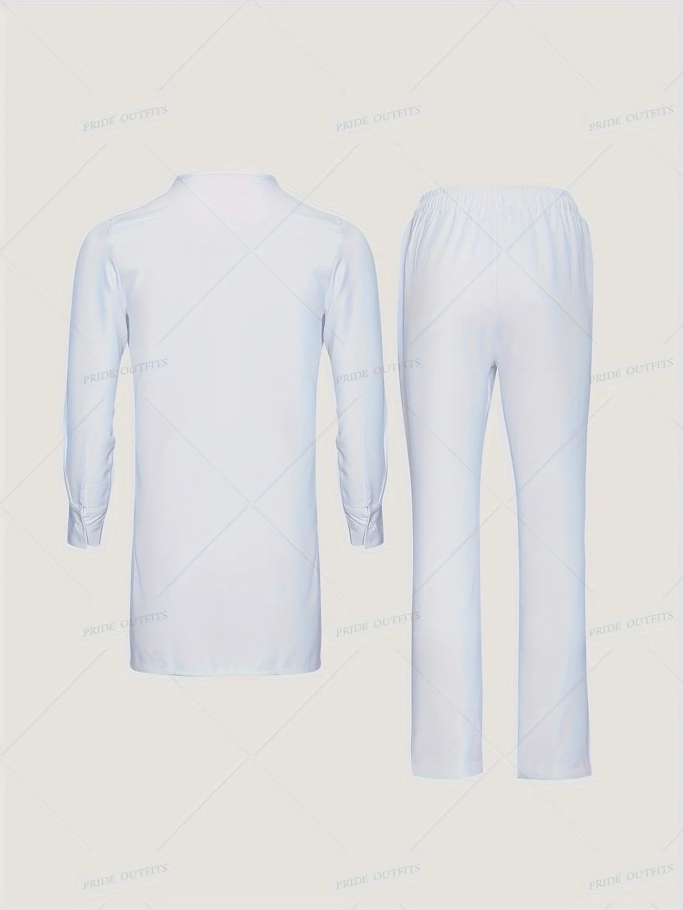 African Dashiki Men'S Suit Long Sleeve Top Printed  Shoulder Zip  Round Neck  Slit At Hem  Elastic Pants  African Clothing  Plus Size Men'S Suit  Men'S Casual Shirt And Pants 2 Piece Set  Four Seasons New 1 Set Street Style P - Image 4