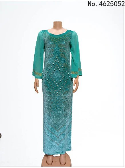 Sexy African Dresses For Women 2022 Autumn Stripe Africa Clothing Muslim Long Maxi Dress - Image 9