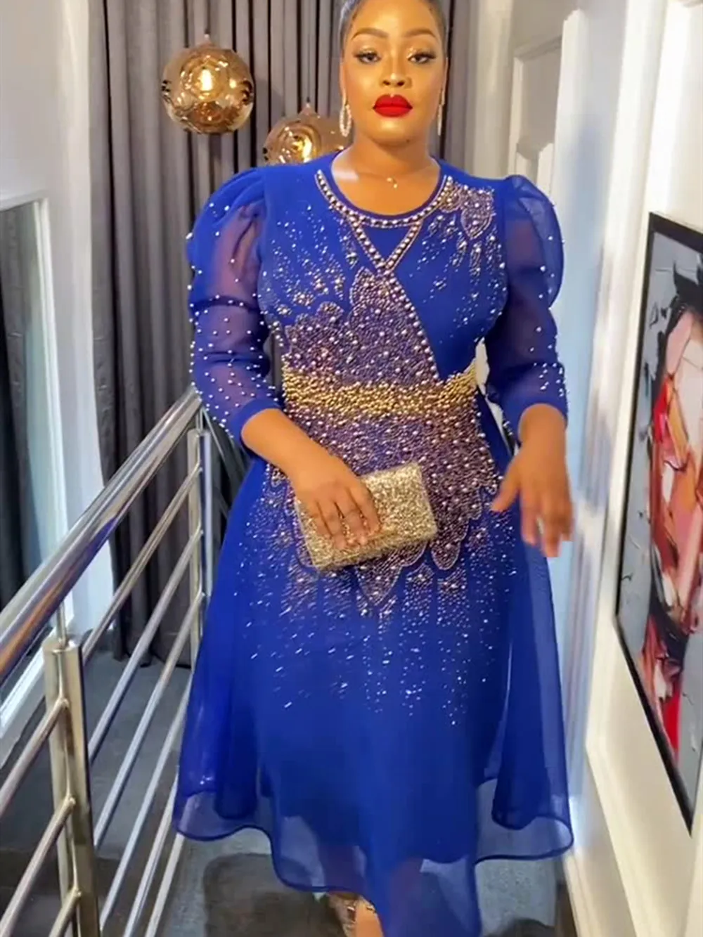African Dresses for Women Plus Size Africa Clothes Dashiki Ankara Turkey Outfits Gown Elegant Muslim Wedding Party Long Dress - Image 3