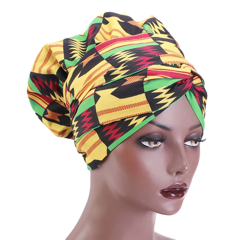 African Print Satin Bonnet With Long Ribbon Wrap Double Layer Headwrap Ankara Pattern Women Hair Cover Large Size Hair Wrap Cap - Image 37