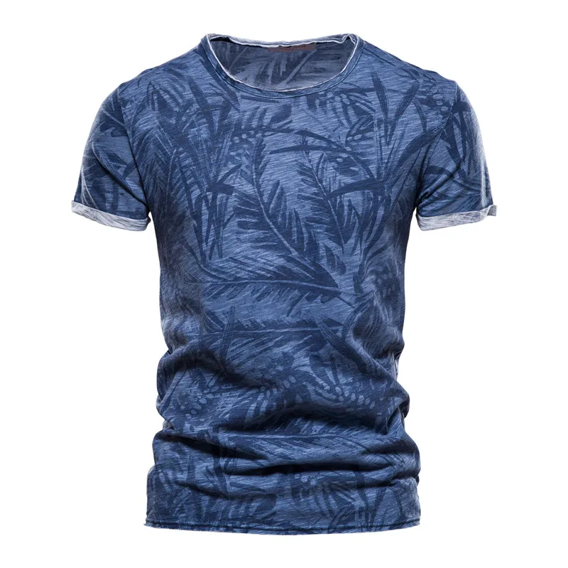 AIOPESON 2021 Hawaii Style 100% Cotton T-Shirt Men O-neck Print Shirt Men Casual Men Clothing Summer High Quality Men's T Shirts - Image 13