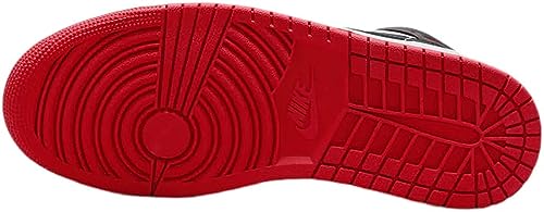 Air Jordan 1 Mid Men's Shoes Size - 12 White/Gym Red-Black - Image 2