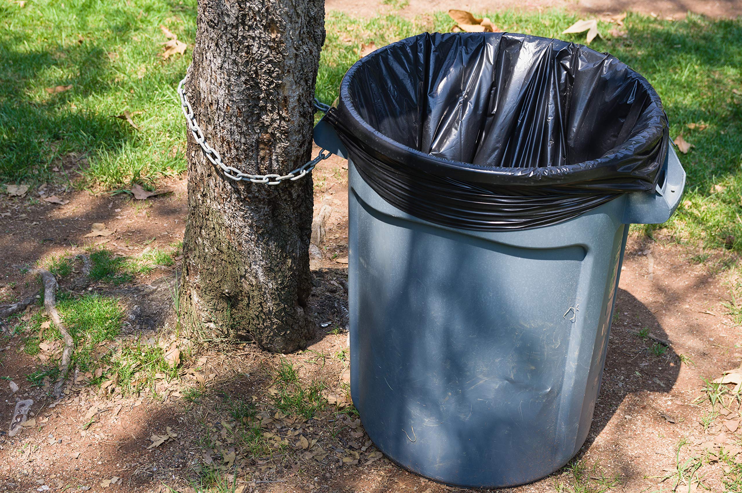 Aluf Plastics Heavy Duty 55 Gallon Trash Bags - (Value 50 Pack) - 1.5 MIL equivalent Industrial Strength Plastic 35" x 55" for 50-55 Gal Cans -Fits Toter, Rubbermaid Brute, Carlislie Bronco etc. - Image 4