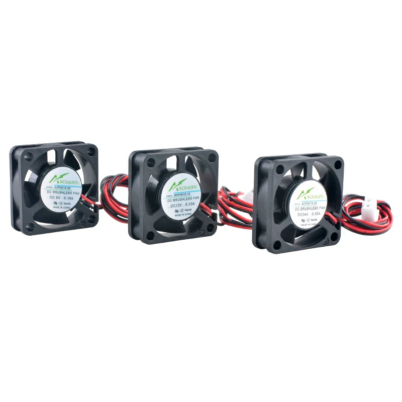 ANCHAOPU ACP3010 3cm 30mm fan 30x30x10mm DC5V/12V/24V 2pin Micro axial flow fan cooling fan for power printers - Image 2