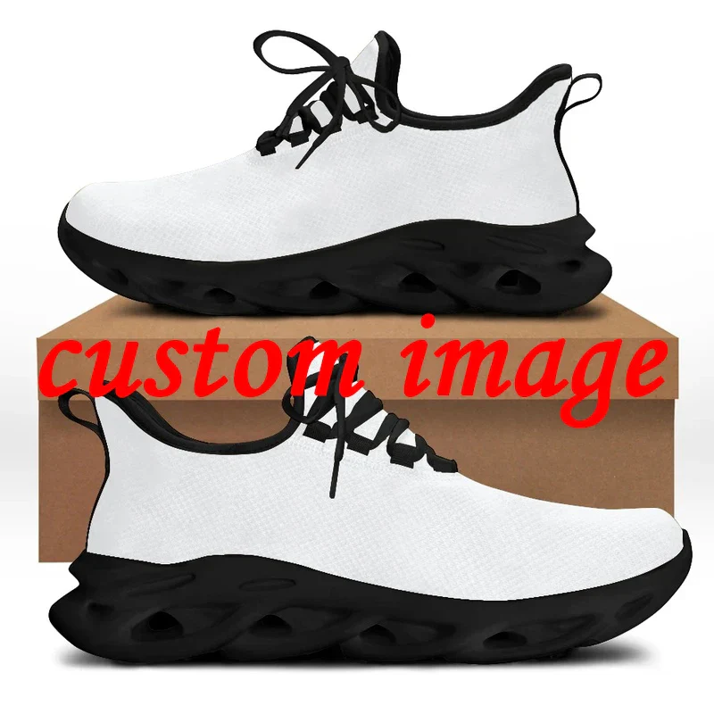 Andean Deer Vulture National Emblem Print Sneakers Chilean Flag Design Lace-Up Flat Shoes Student Casual Platform Mesh Shoes - Image 2
