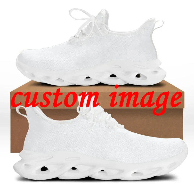Andean Deer Vulture National Emblem Print Sneakers Chilean Flag Design Lace-Up Flat Shoes Student Casual Platform Mesh Shoes - Image 3