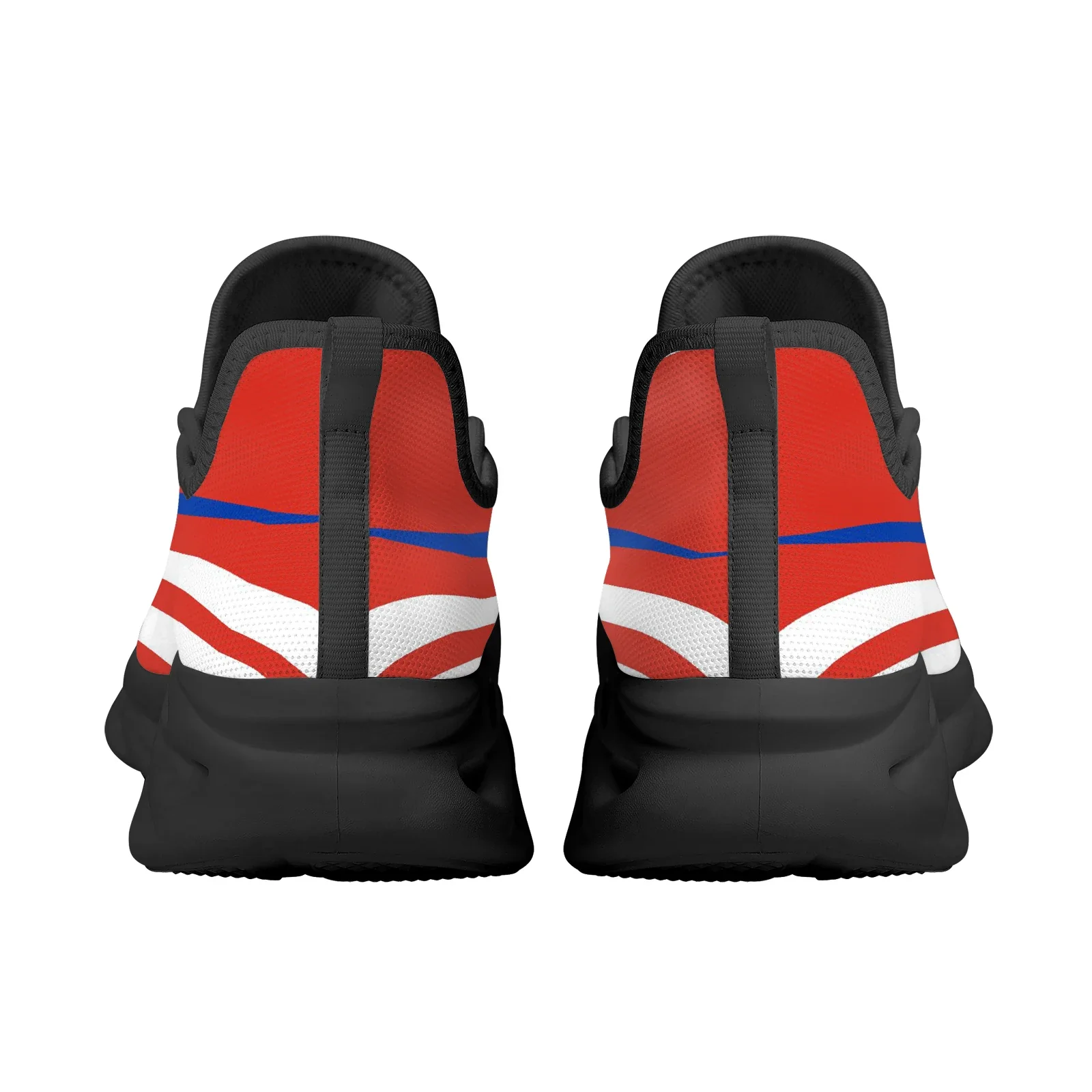 Andean Deer Vulture National Emblem Print Sneakers Chilean Flag Design Lace-Up Flat Shoes Student Casual Platform Mesh Shoes - Image 6