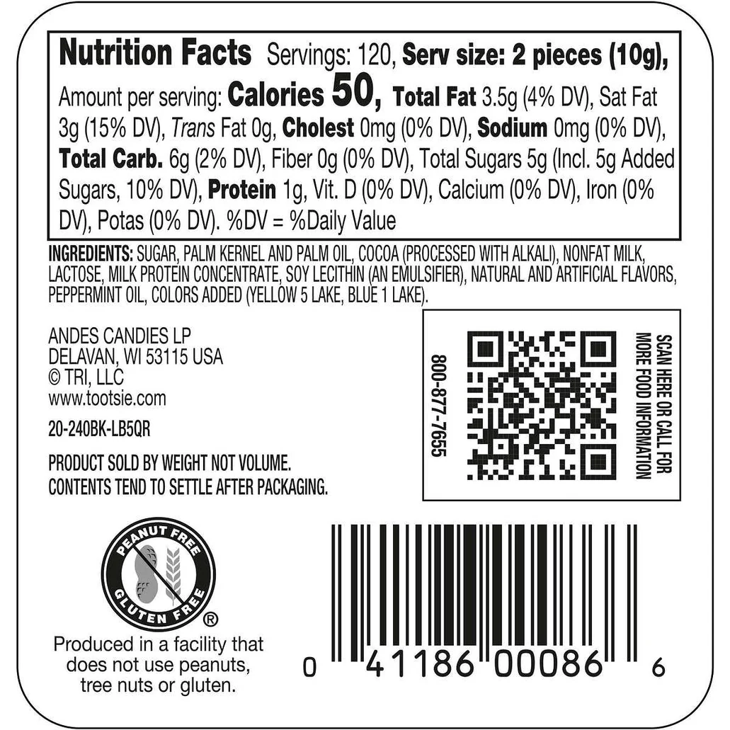 Andes Mints, Creme de Menthe, 240-count - Image 2