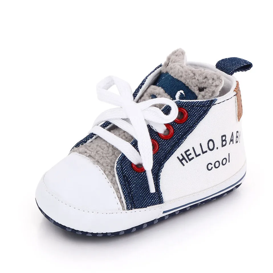 Animal Pattern Baby Shoes Super Keep Warm Bebes Boots Soft Sole Canvas Sneaker Anti-Slip Crib Shoes For 0-18M - Image 2