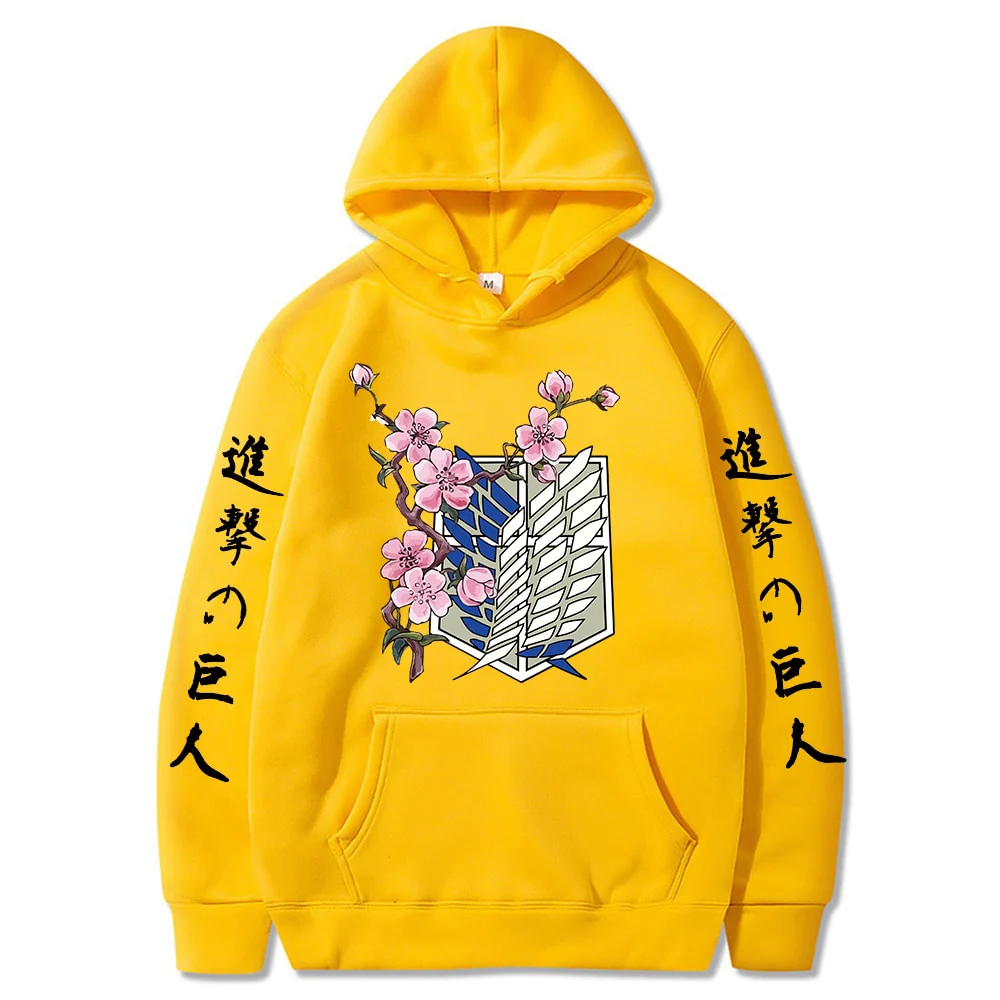 Anime Attack on Titan Printed Long Sleeved Hoodie Men Women Tops Harajuku Clothes - Image 2