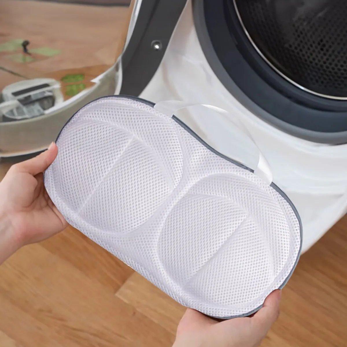 Anti-deformation Bra Mesh Bag Machine-wash Special Polyester Bra Mesh Bags Laundry Brassiere Bag Cleaning Underwear Sports Bra - Image 2
