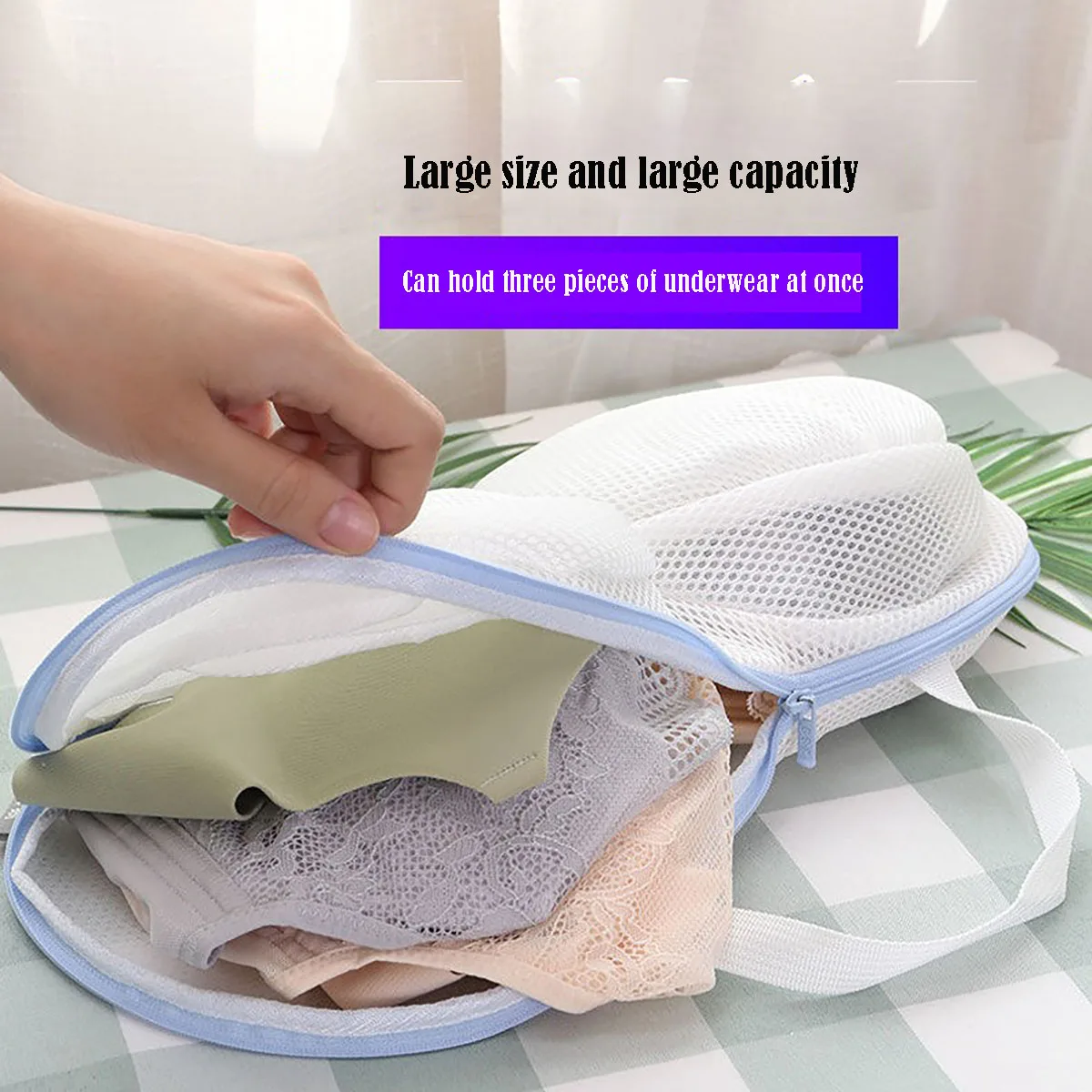 Anti-deformation Bra Mesh Bag Machine-wash Special Polyester Bra Mesh Bags Laundry Brassiere Bag Cleaning Underwear Sports Bra - Image 5
