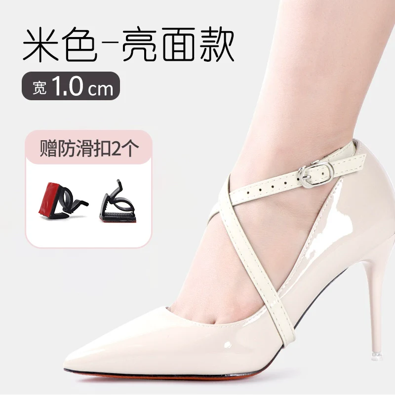 Anti-Drop Handy Gadget Lace-up Invisible High Heels - Image 17