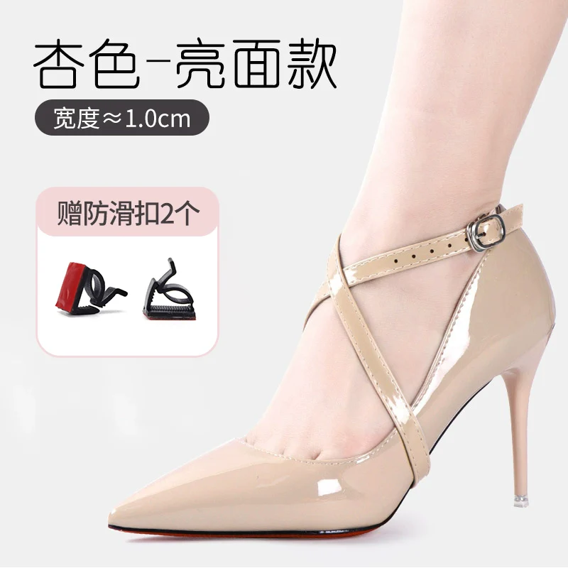 Anti-Drop Handy Gadget Lace-up Invisible High Heels - Image 19