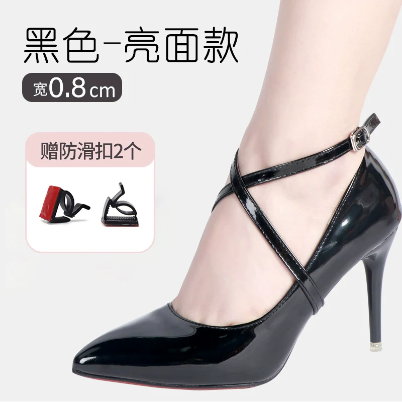 Anti-Drop Handy Gadget Lace-up Invisible High Heels - Image 7