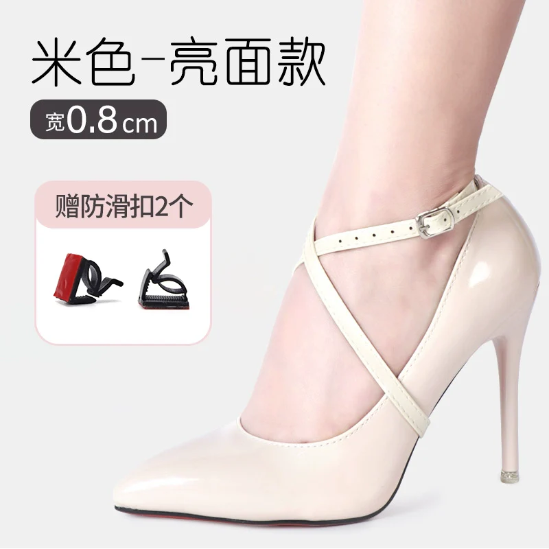 Anti-Drop Handy Gadget Lace-up Invisible High Heels - Image 9