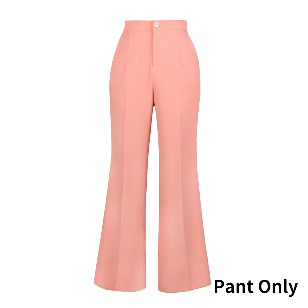 AOMEI Elegant Women Blazer Sets Buttons White Wide Leg Pant Suits Autumn Fashion Casual Professional Office Business Outfits New - Image 5