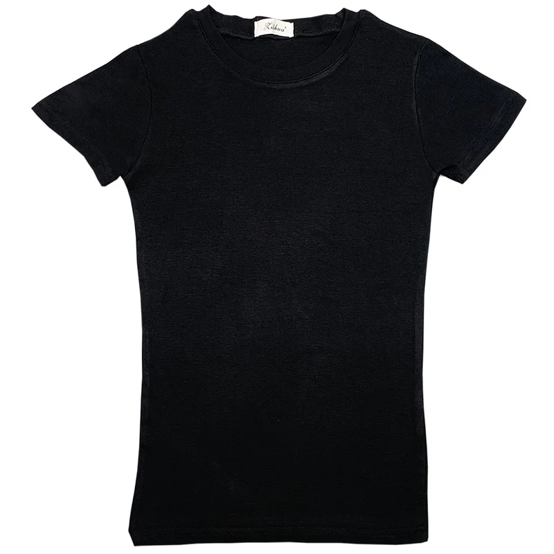 AOSSVIAO 2023 summer character t-shirts fashion girls tops short sleeve Slim t-shirts korean women cotton Tee Shirt Femme - Image 10