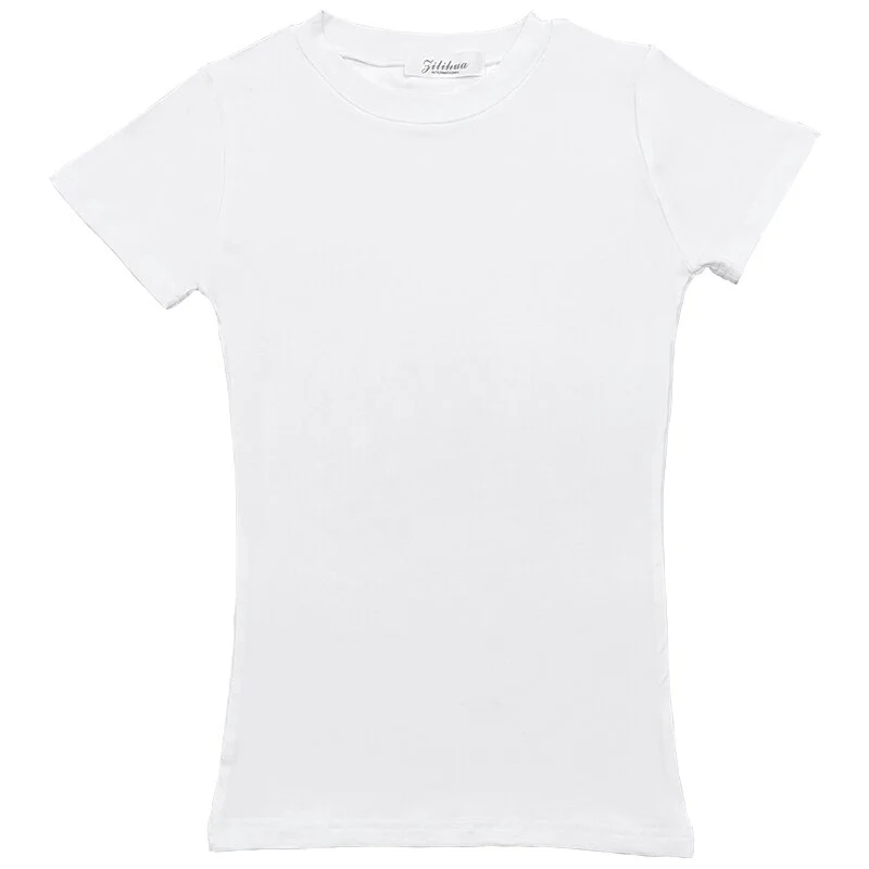 AOSSVIAO 2023 summer character t-shirts fashion girls tops short sleeve Slim t-shirts korean women cotton Tee Shirt Femme - Image 4