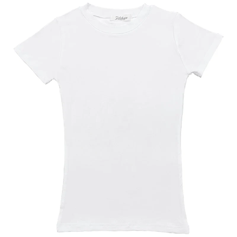 AOSSVIAO 2023 summer character t-shirts fashion girls tops short sleeve Slim t-shirts korean women cotton Tee Shirt Femme - Image 8