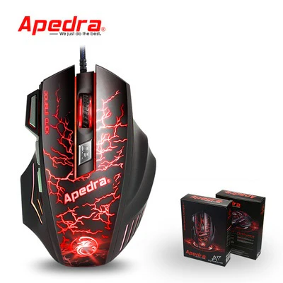 Apedra A7 factory direct wired gaming mouse macro programming photoelectric weighting - Image 6