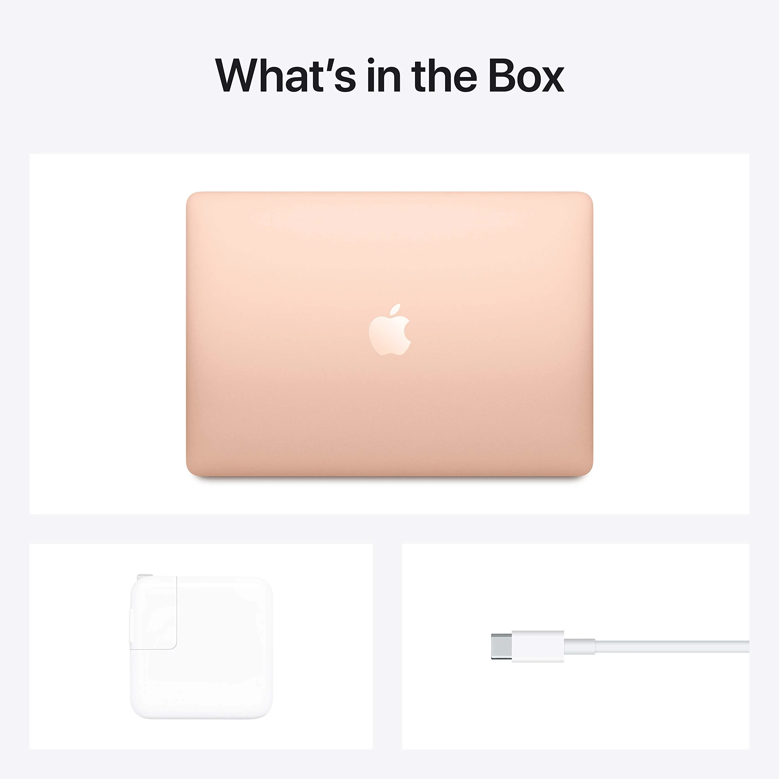 Apple 2020 MacBook Air Laptop M1 Chip, 13” Retina Display, 8GB RAM, 256GB SSD Storage, Backlit Keyboard, FaceTime HD Camera, Touch ID. Works with iPhone/iPad; Gold - Image 2