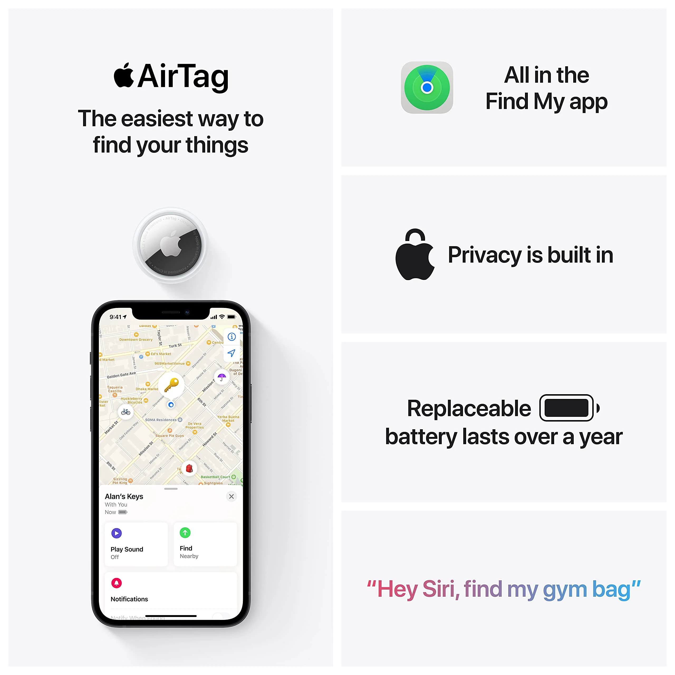 Apple AirTag 4 Pack - Image 2