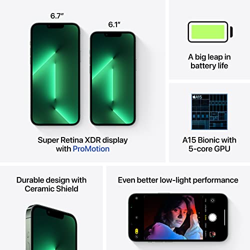 Apple iPhone 13 Pro Max (128 GB, Alpine Green) [Locked] + Carrier Subscription - Image 3