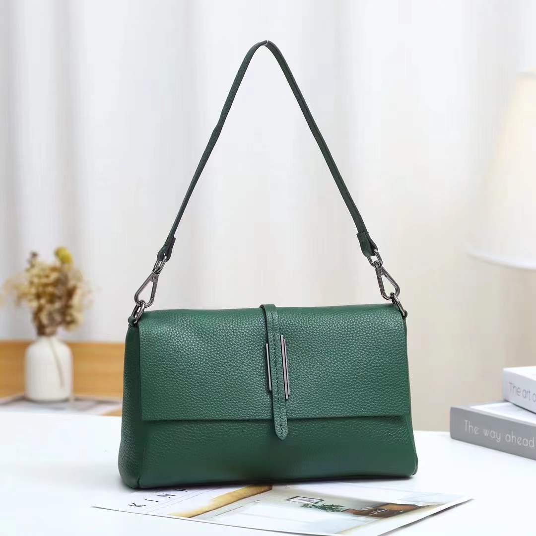 Arliwwi-Bolsos de Mensajero de piel de vaca auténtica para mujer, bolsos de hombro funcionales de cuero de vaca genuino suave, nuevo diseñador - Image 11