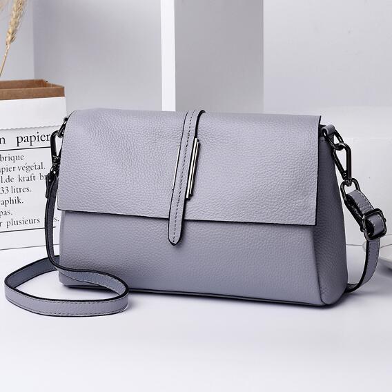 Arliwwi-Bolsos de Mensajero de piel de vaca auténtica para mujer, bolsos de hombro funcionales de cuero de vaca genuino suave, nuevo diseñador - Image 6