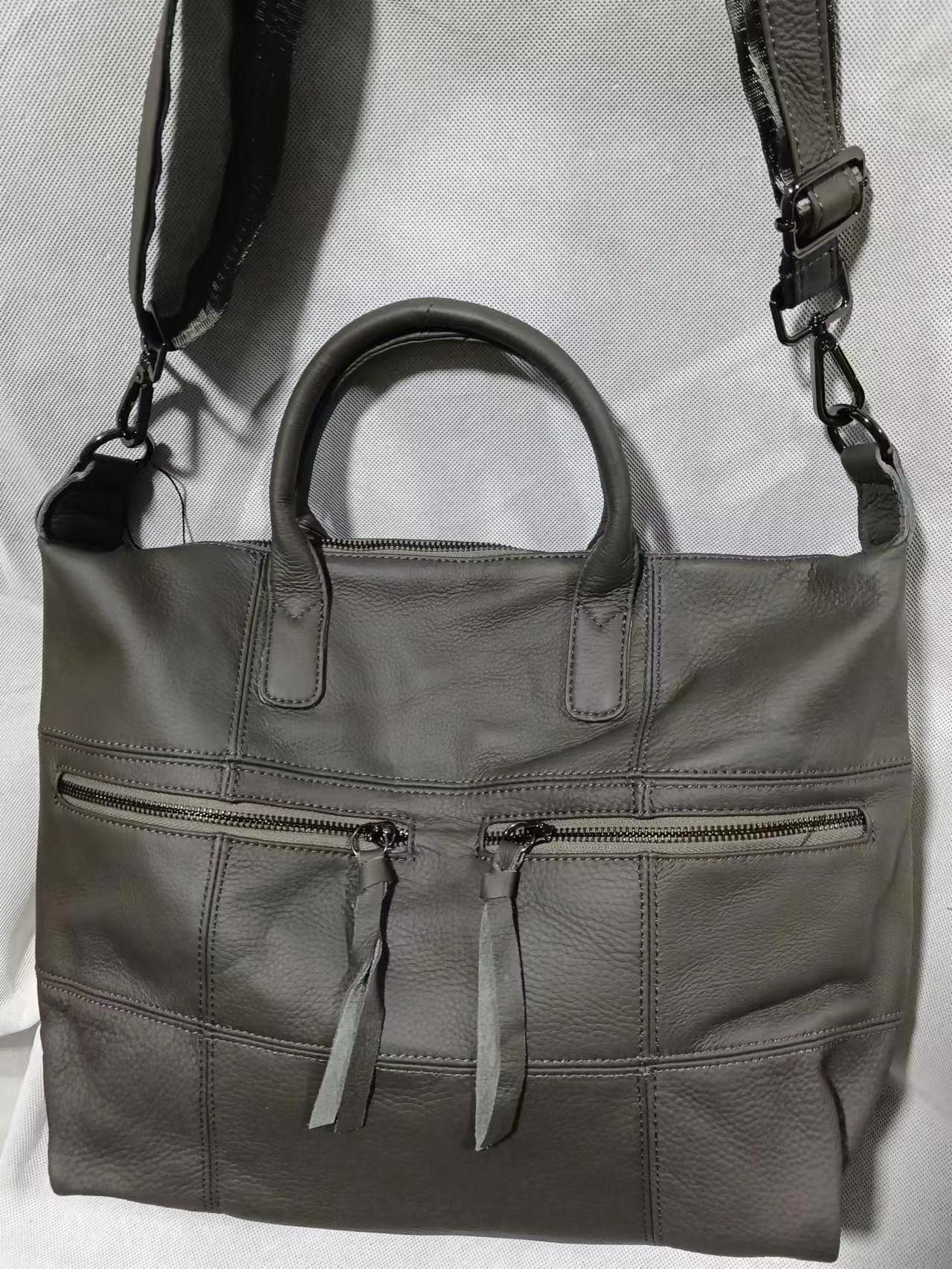 Arliwwi Large Capacity Female 100% Real Leather Tote Handbags Soft Genuine Cowhide Big Messenger Bags For Women New GS04 - Image 4