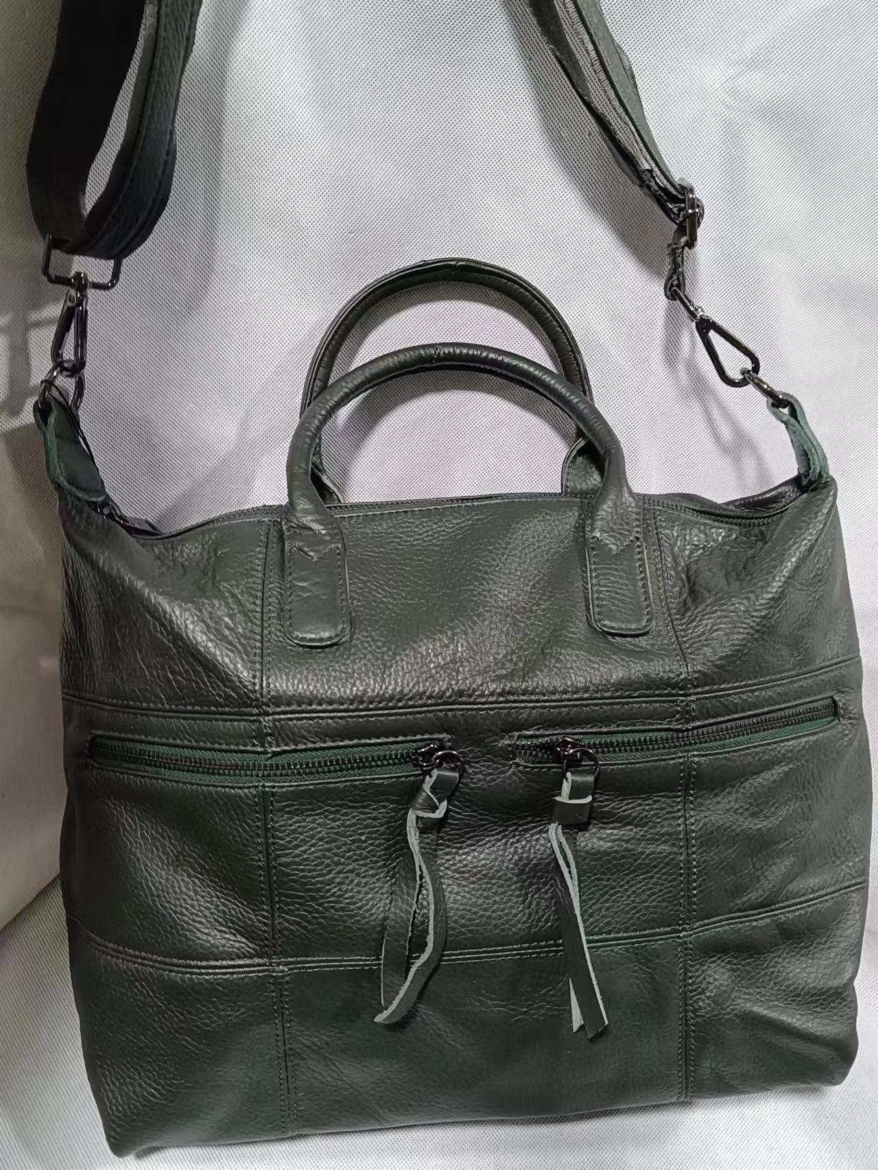 Arliwwi Large Capacity Female 100% Real Leather Tote Handbags Soft Genuine Cowhide Big Messenger Bags For Women New GS04 - Image 6