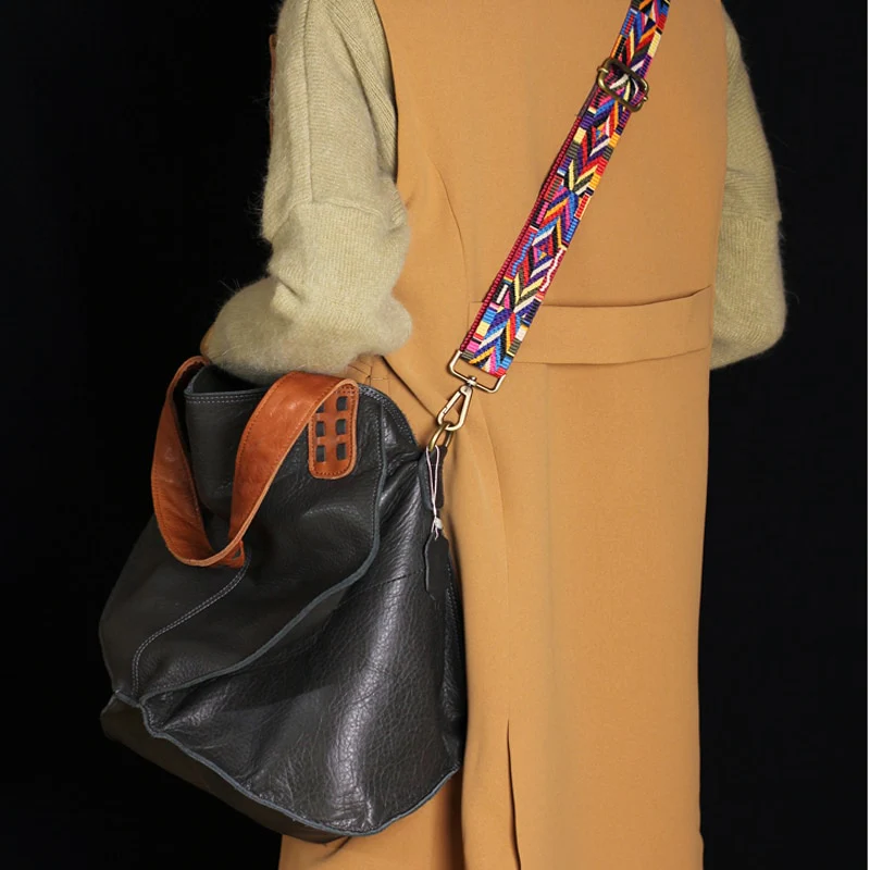 Arliwwi New Fashion Bags 100% Genuine Leather Handbags Large Capacity Hot Design Women Bags Multifunction Shoulder Bag GS02 - Image 6