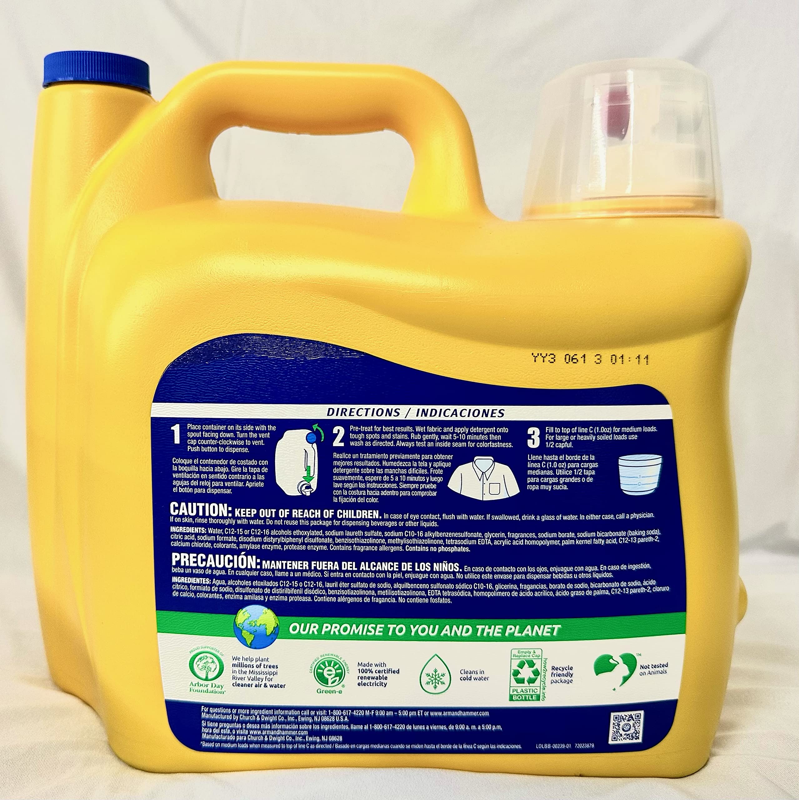 Arm and Hammer Oxi Clean 200 FL OZ, 200 Loads - Image 2