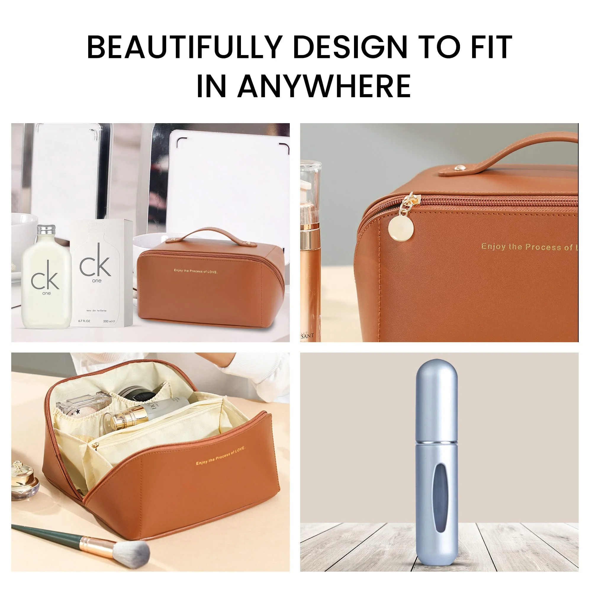 ARTMAN STORE ONE UNISEX 6.7 Fl Oz Eau de Toilette Spray - Gift Set Pack - Travel Bag And Refillable Empty Perfume Bottle - Image 5