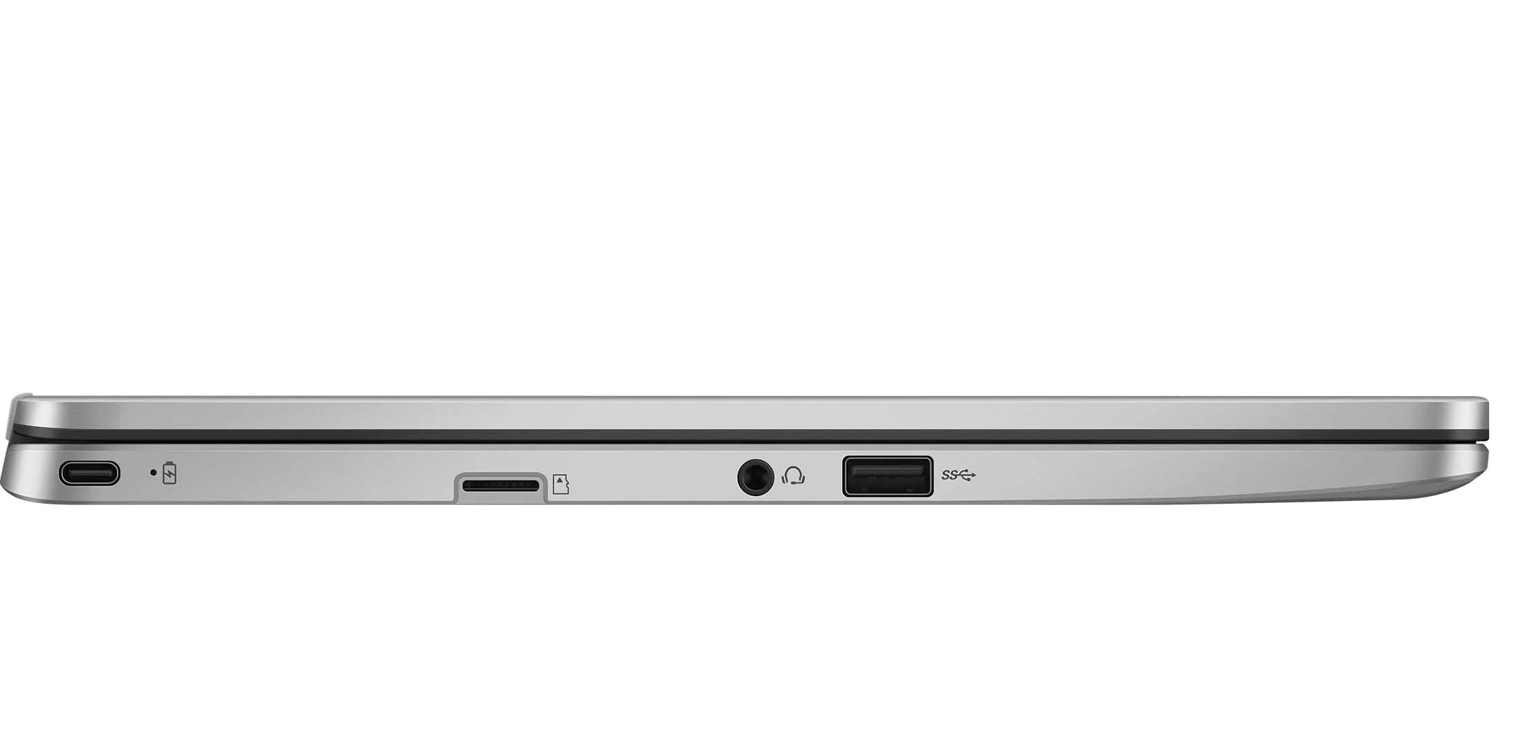Asus 14 Slim Chrome OS Laptop Intel Processor up to 2.8GHz 14.1in Full HD NanoEdge-Display with 180 Degree-Hinge 4GB DDR4 64GB Storage WiFi + BT (C424 – Renewed) - Image 2