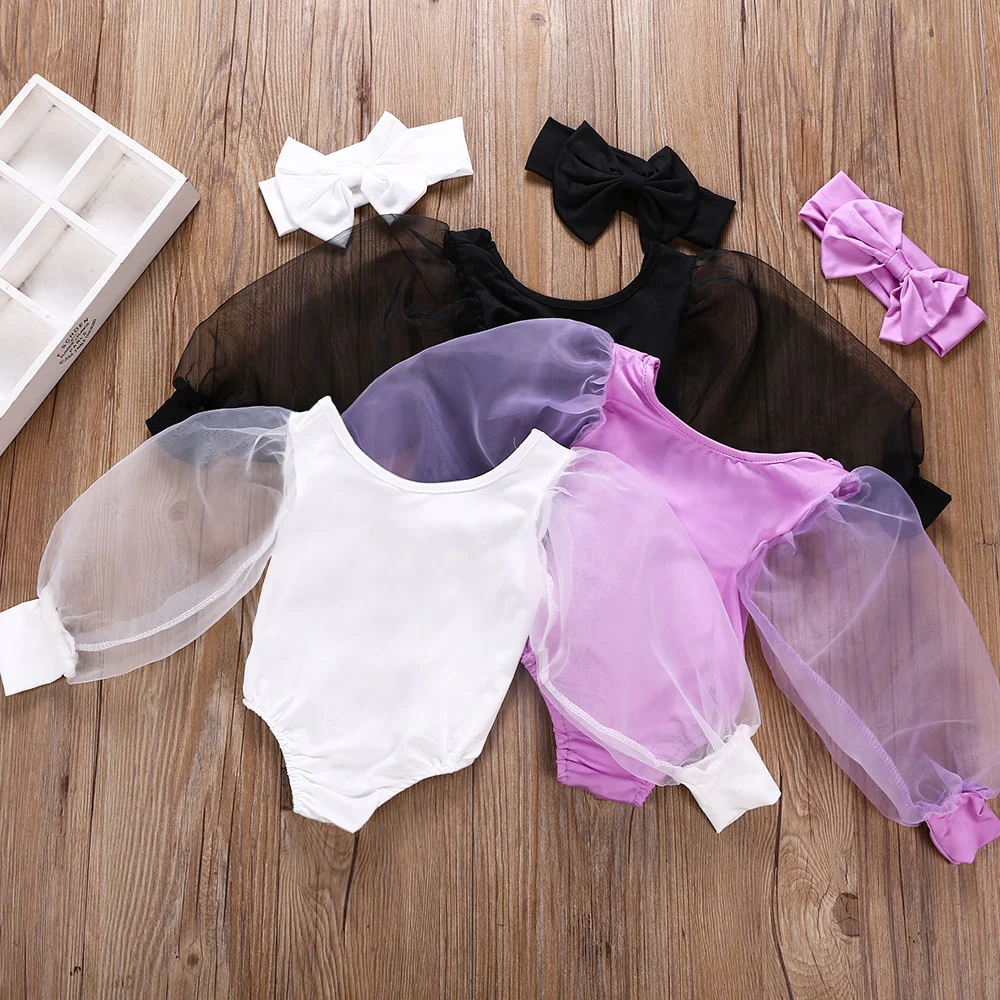 Autumn Newborn Infant Girl Clothes  Fashion Lovely Long Sleeve Bodysuit - Image 10