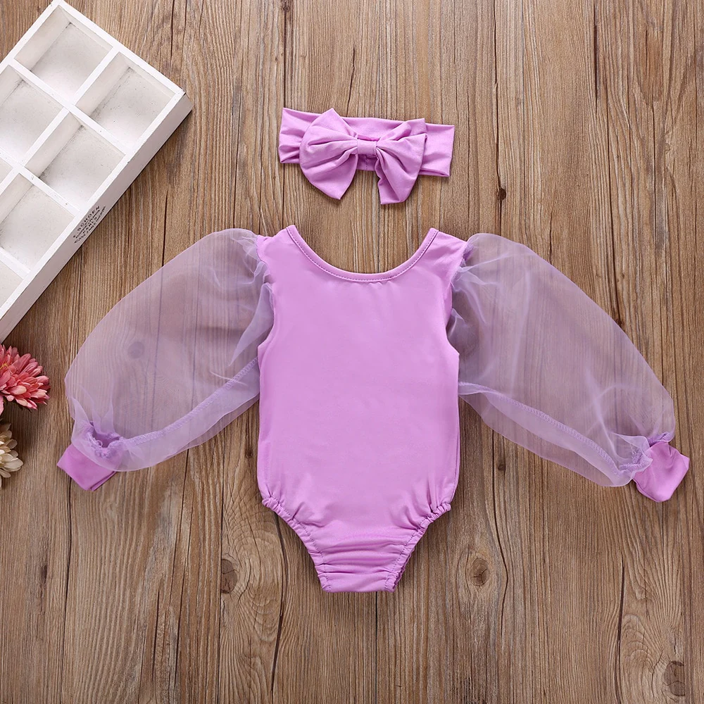 Autumn Newborn Infant Girl Clothes  Fashion Lovely Long Sleeve Bodysuit - Image 5
