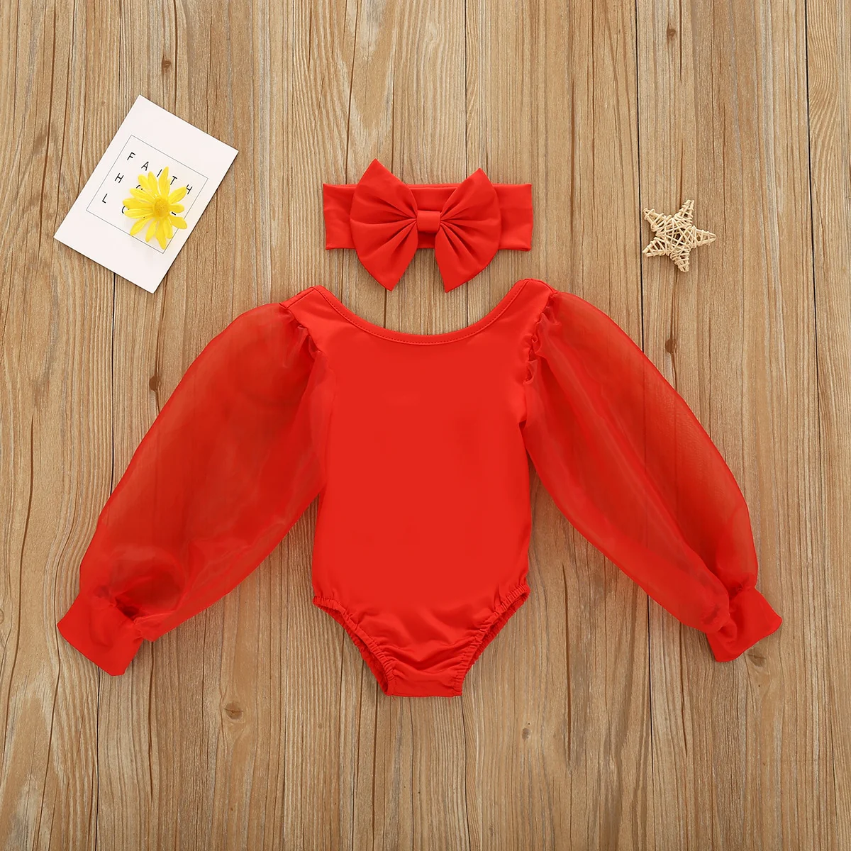 Autumn Newborn Infant Girl Clothes  Fashion Lovely Long Sleeve Bodysuit - Image 7